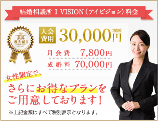 入会費30,000円さらにお得なプランをご用意しております!