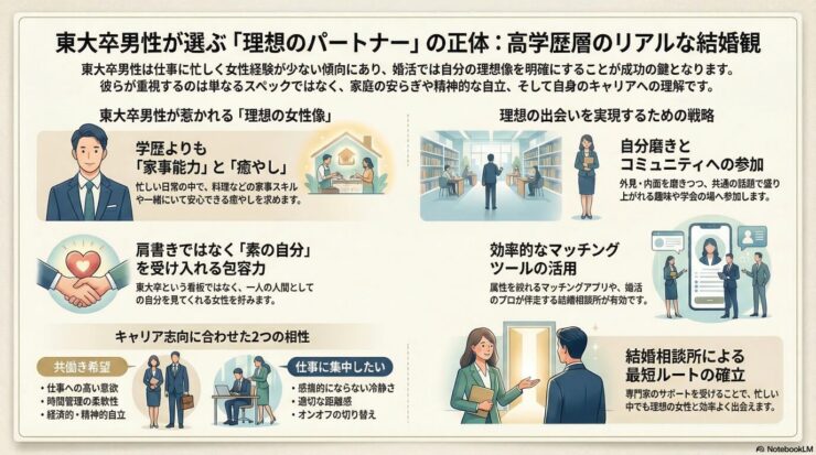 東大卒生が選ぶ理想のパートナーとは？