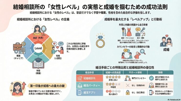 結婚相談所の女性レベルは高い？容姿レベルや特徴とは？