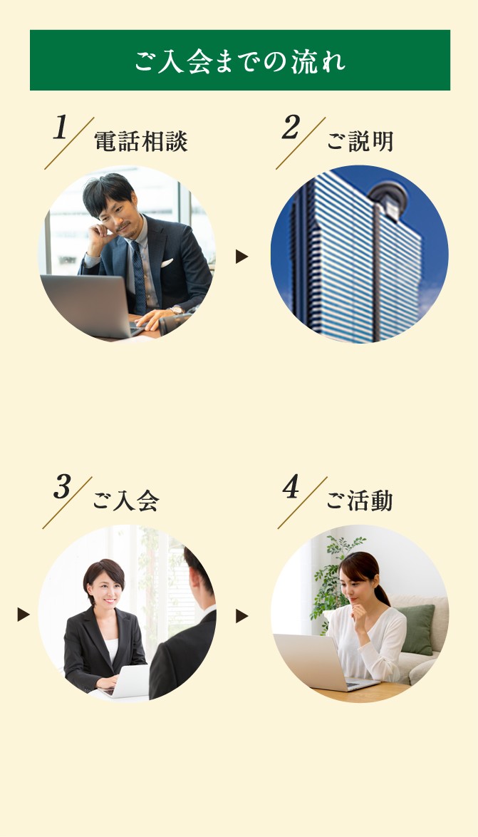 ご入会までの流れ