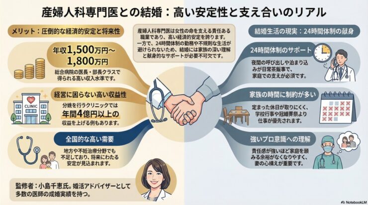 産婦人科専門医との結婚について考えてみる