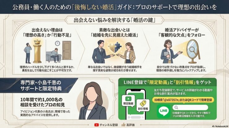 公務員が、素敵な出会いを見つける方法とは？