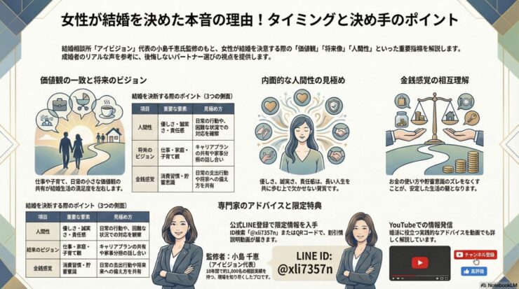 女性が結婚を決めた理由！タイミングの決め手とは？のイメージ画像