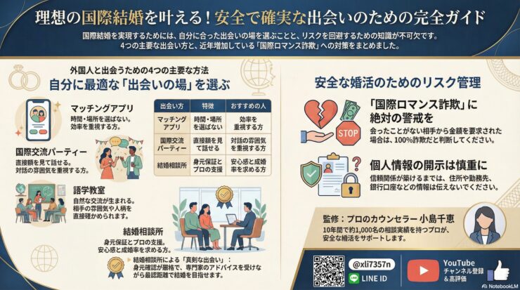 外国人と結婚したい！国際結婚の出会いの場は？のイメージ画像