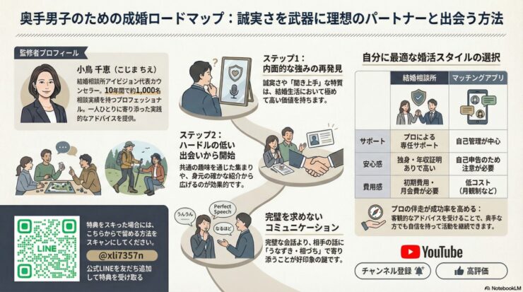 奥手男子が結婚するには？のイメージ画像