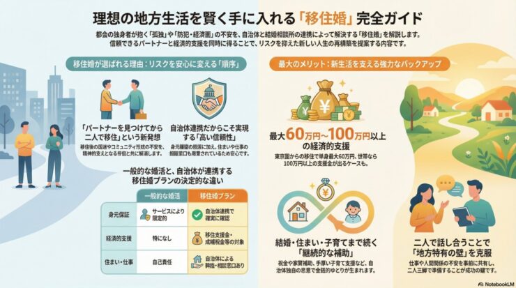 移住婚・田舎婚で理想の地方生活へのイメージ画像