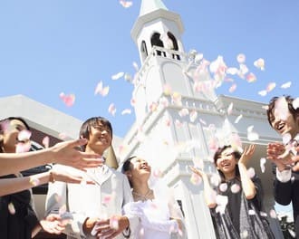 結婚式の写真