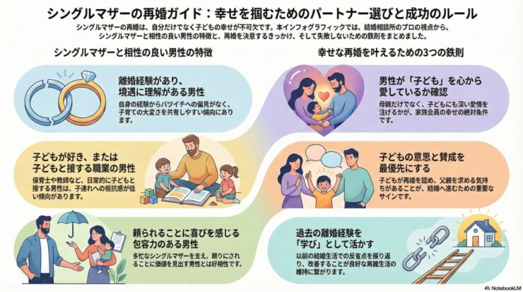 シングルマザーと付き合う男性ってどんな人？子持ちと結婚で幸せになれる？